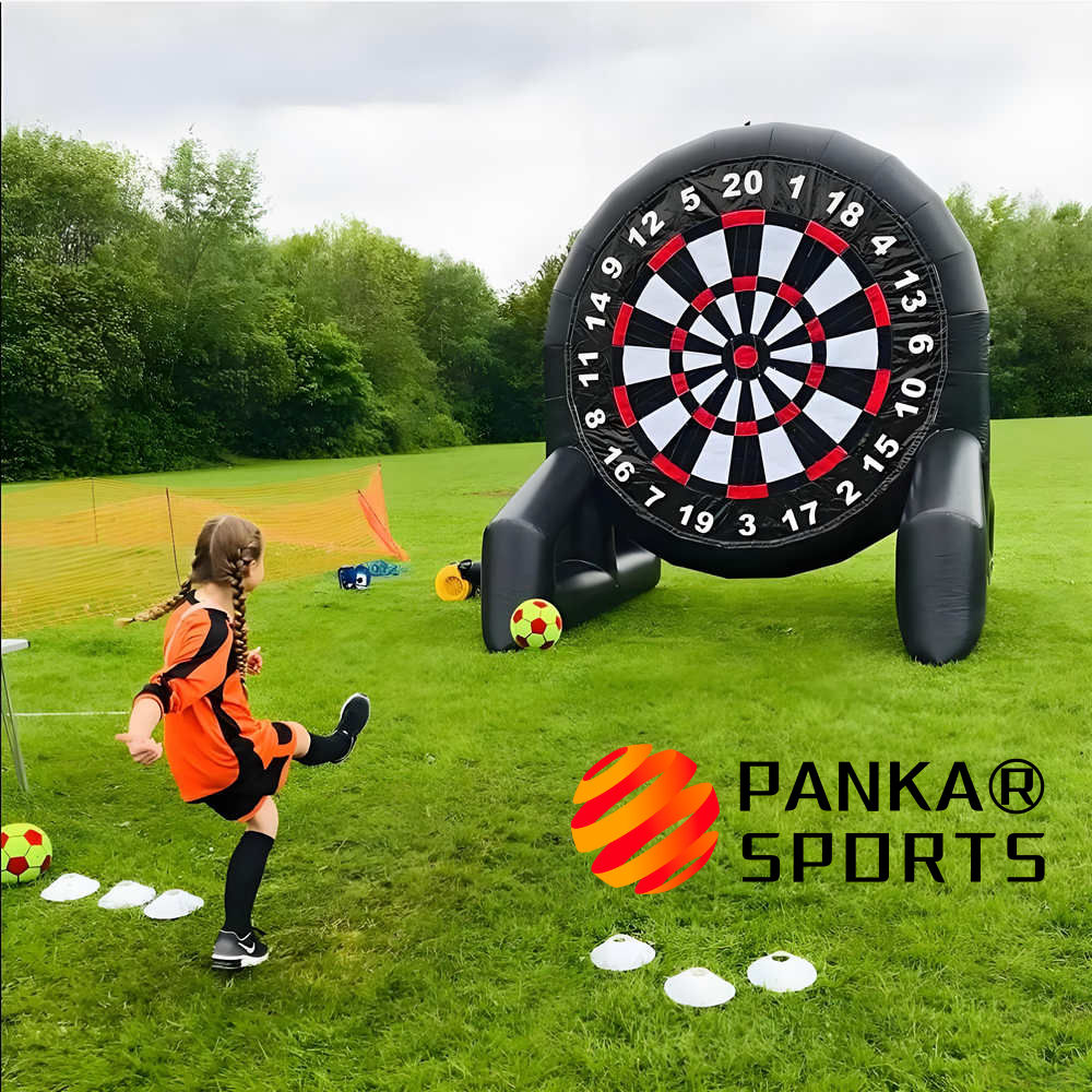 Inflatable Soccer Darts | Giant Foot Darts Target Board - Pankasports®