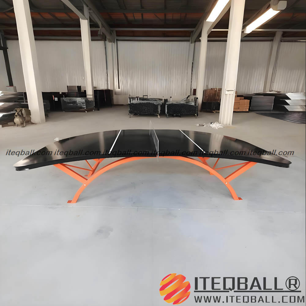 Table Teqball Fixe Renforcée Usine Fabricant | Table Teqball Fixe Lourde Premium avec Jambes Épaissies - Pankasports®